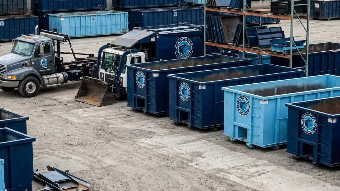 Recycling and disposal in Arlington, Texas — separated clean load headed for recovery rather than the landfill