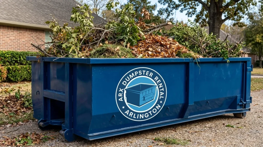 Yard Waste Dumpster Rental Arlington